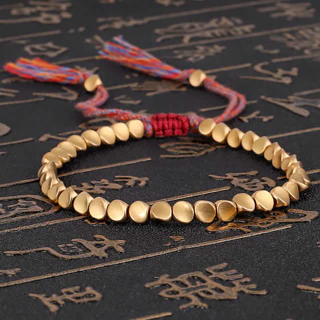 2-Pack: Handmade Copper Bead Bracelet DailySale