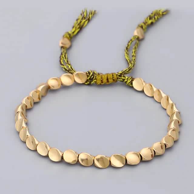 2-Pack: Handmade Copper Bead Bracelet DailySale