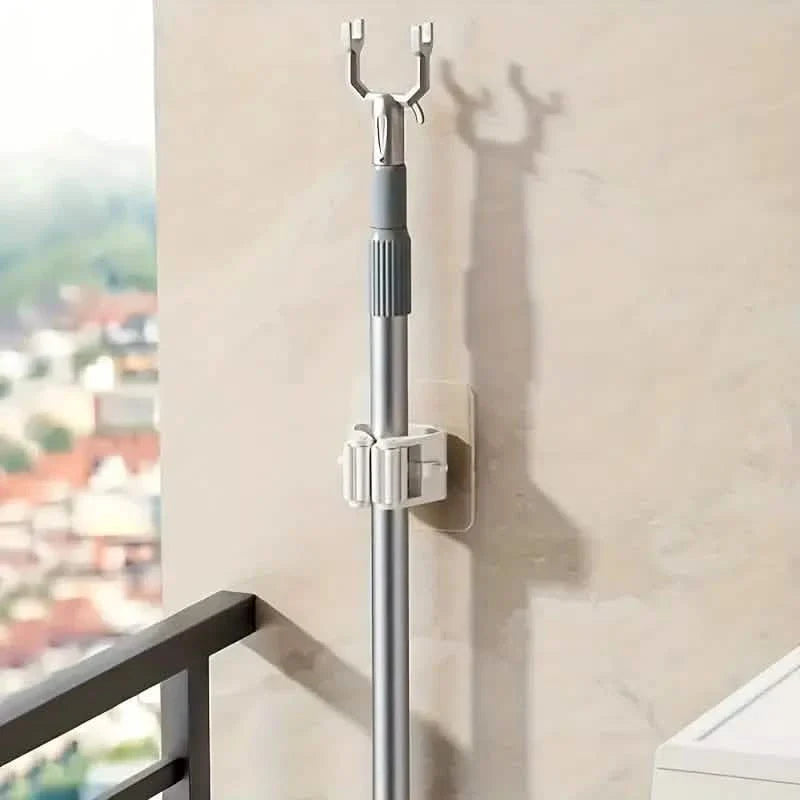 2-Pack: Hanging Mop Storage Rack with Buckle DailySale