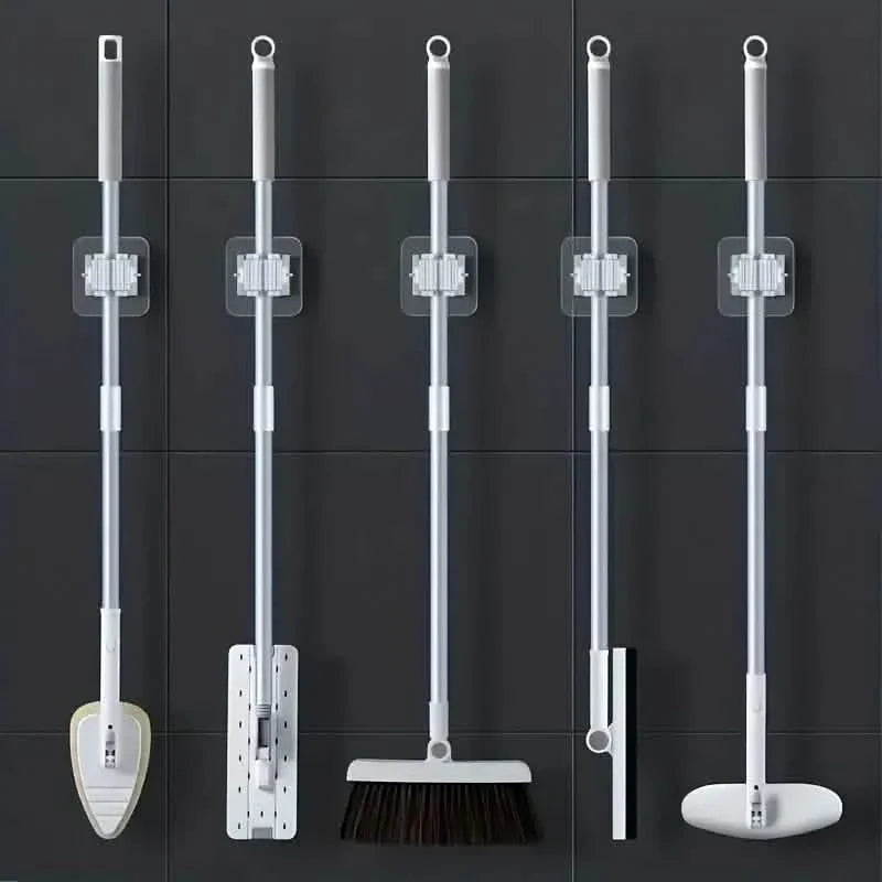 2-Pack: Hanging Mop Storage Rack with Buckle DailySale