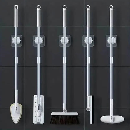 2-Pack: Hanging Mop Storage Rack with Buckle DailySale