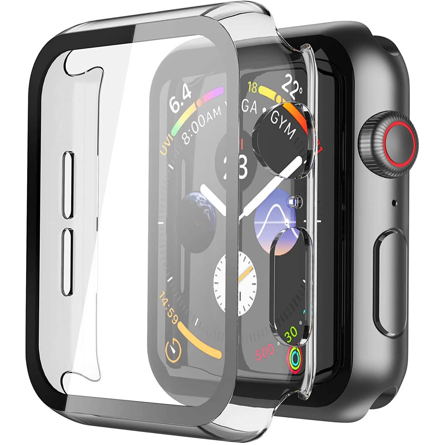 2-Pack: Hard PC Case with Tempered Glass Screen Protector DailySale