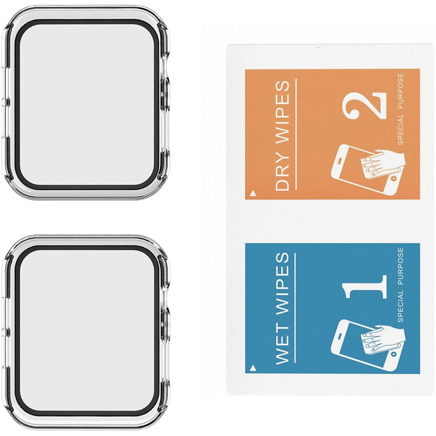 2-Pack: Hard PC Case with Tempered Glass Screen Protector DailySale