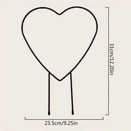 2-Pack: Heart-Shaped Plant Support Stake DailySale