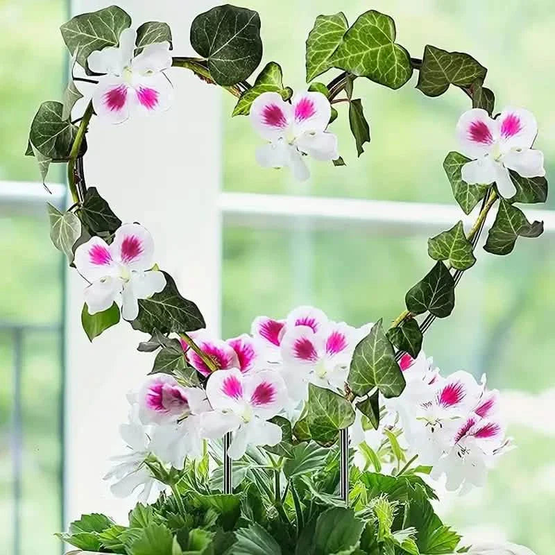 2-Pack: Heart-Shaped Plant Support Stake DailySale