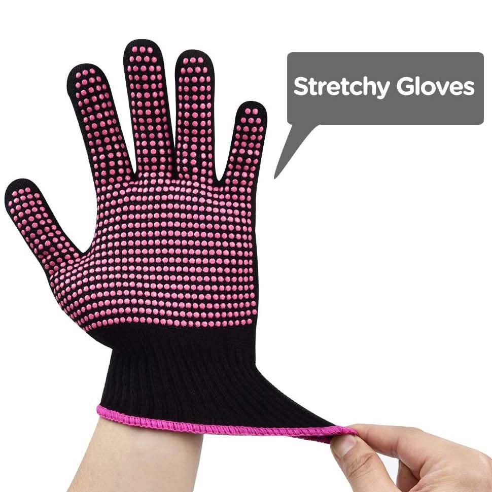 2-Pack: Heat Resistant Gloves with Silicone Bumps DailySale