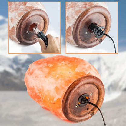2-Pack: Hemingweigh Hand Carved Natural Crystal Himalayan Salt Lamp DailySale