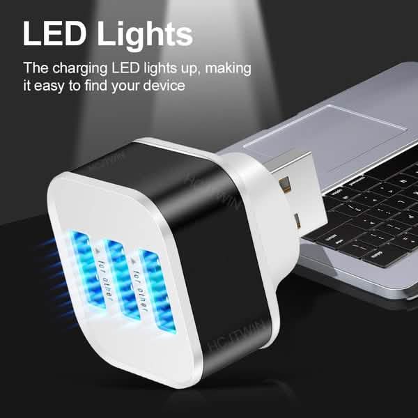2-Pack: High Speed USB HUB 3 Ports Splitter DailySale