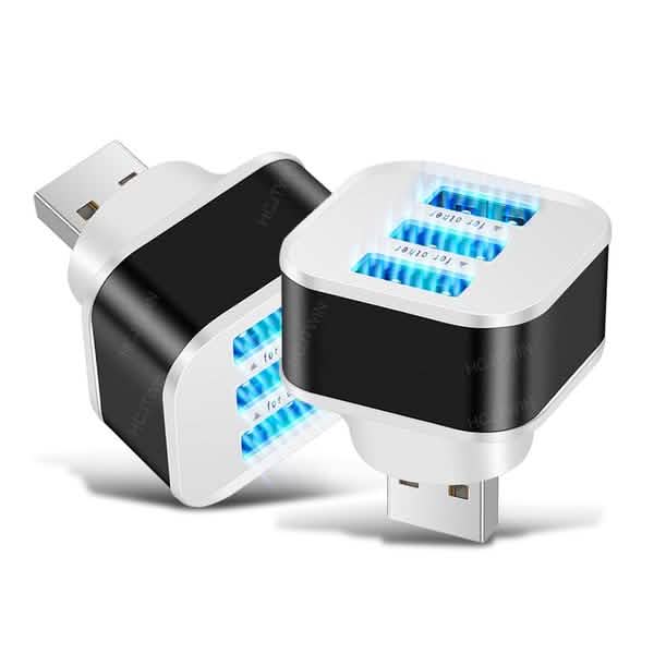 2-Pack: High Speed USB HUB 3 Ports Splitter DailySale