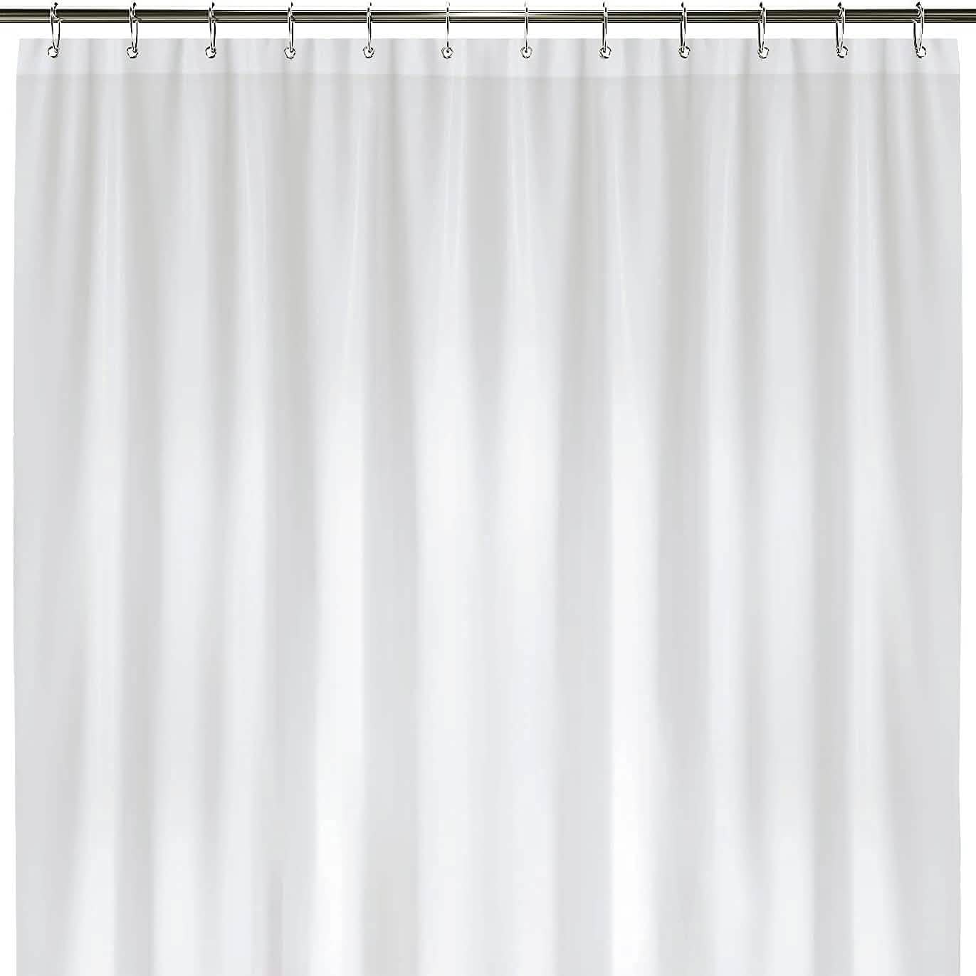 2-Pack: Hotel-Quality Heavy Shower Curtain Liner with Metal Grommets + Magnets DailySale