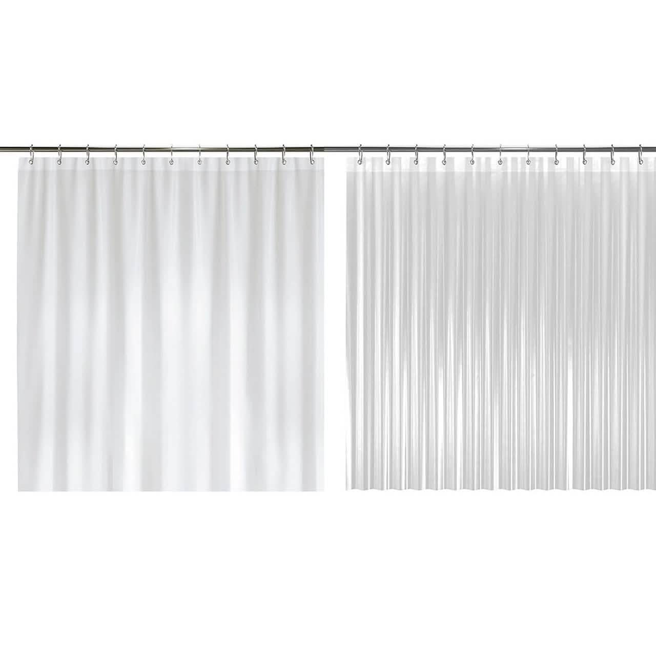 2-Pack: Hotel-Quality Heavy Shower Curtain Liner with Metal Grommets + Magnets DailySale