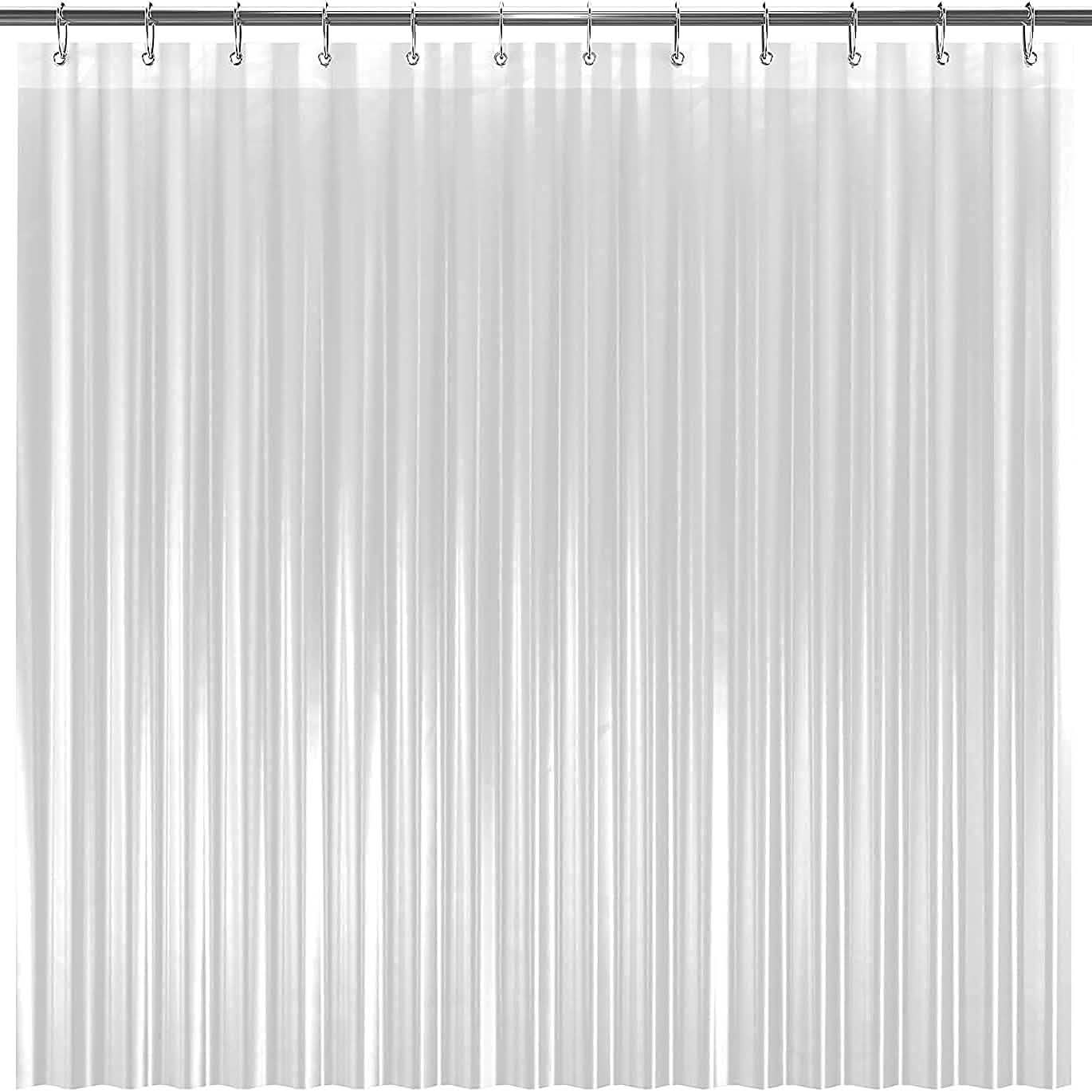 2-Pack: Hotel-Quality Heavy Shower Curtain Liner with Metal Grommets + Magnets DailySale