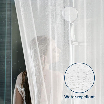 2-Pack: Hotel-Quality Heavy Shower Curtain Liner with Metal Grommets + Magnets DailySale