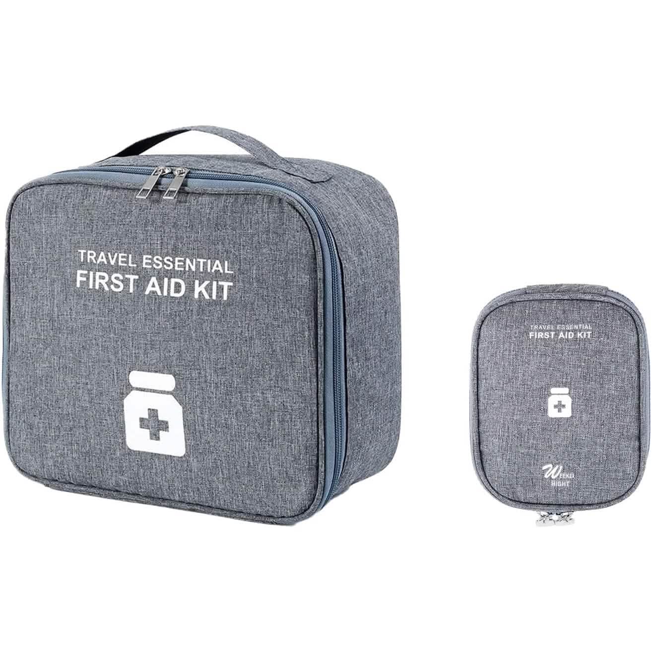 2-Pack: Household Medical Storage Bag with Outdoor Camping First Aid Kit Pill Case DailySale