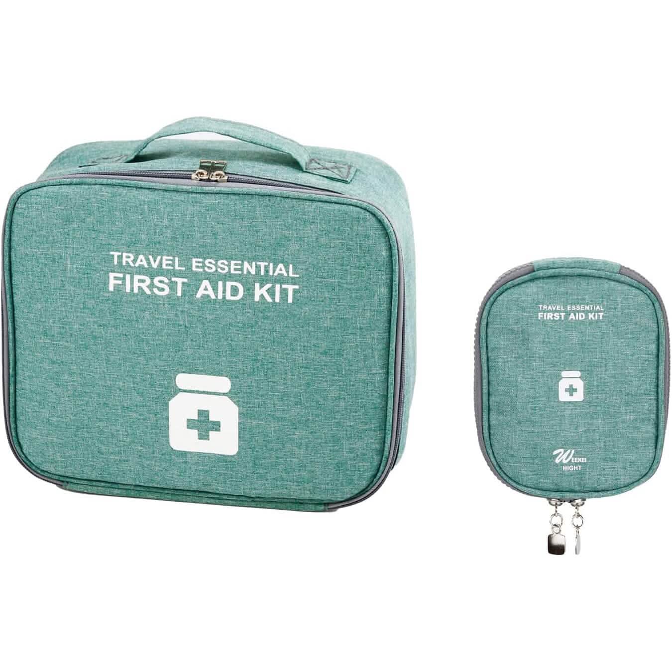 2-Pack: Household Medical Storage Bag with Outdoor Camping First Aid Kit Pill Case DailySale