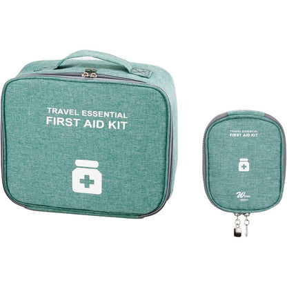2-Pack: Household Medical Storage Bag with Outdoor Camping First Aid Kit Pill Case DailySale