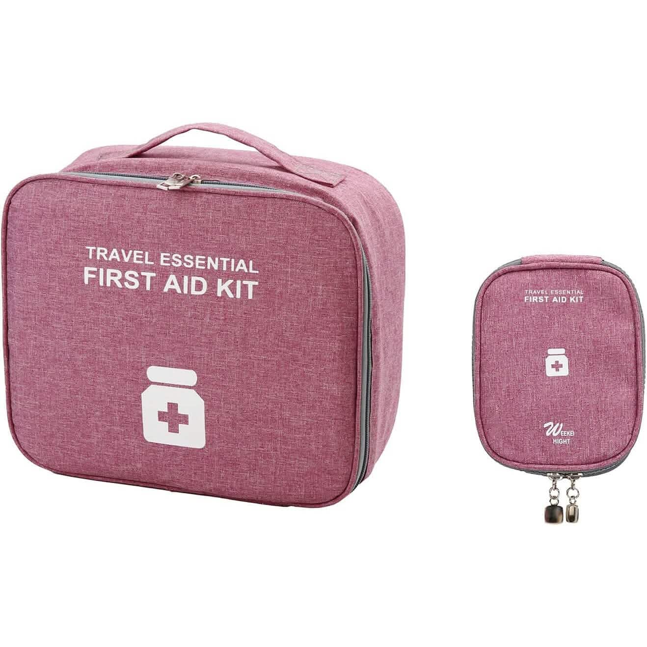 2-Pack: Household Medical Storage Bag with Outdoor Camping First Aid Kit Pill Case DailySale