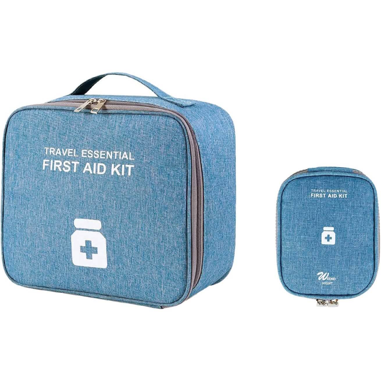 2-Pack: Household Medical Storage Bag with Outdoor Camping First Aid Kit Pill Case DailySale