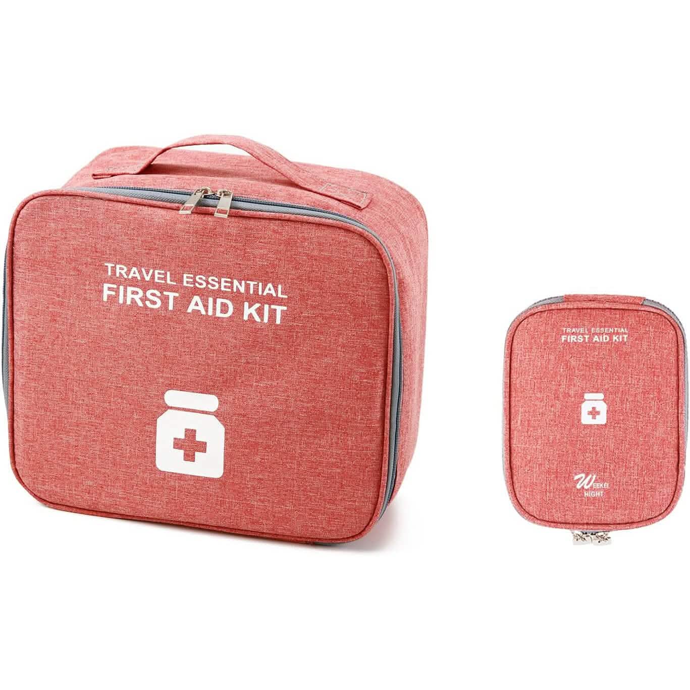 2-Pack: Household Medical Storage Bag with Outdoor Camping First Aid Kit Pill Case DailySale