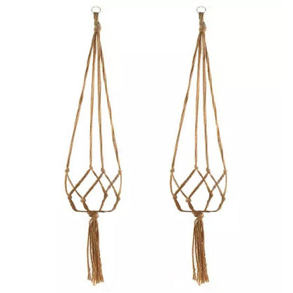 2-Pack: Indoor Outdoor Hanging Pot Rope Net Macrame Plant Hanger DailySale