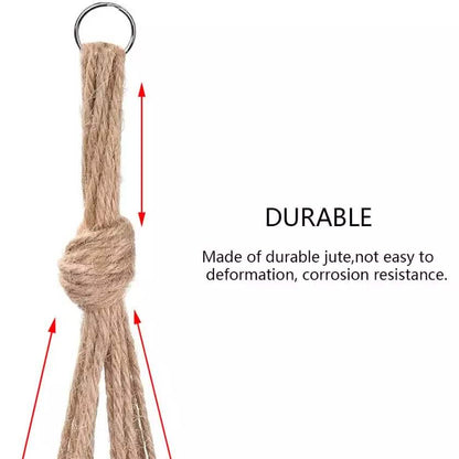 2-Pack: Indoor Outdoor Hanging Pot Rope Net Macrame Plant Hanger DailySale