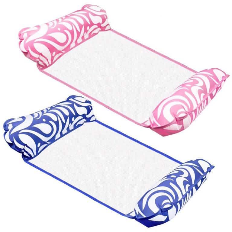 2-Pack: Inflatable Water Hammock Aqua Loungers for Swimming Pool or Beach DailySale