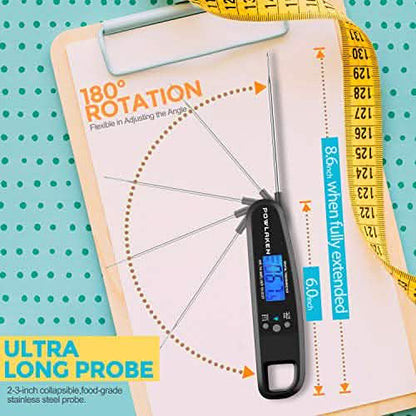 2-Pack: Instant Read Meat Thermometer DailySale