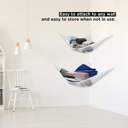 2-Pack: Jumbo Size Toy Stuffed Animal Storage Hammock with Elastic Bands DailySale