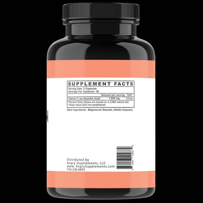 2-Pack: Just Pure Vitamin C 1,000MG Support Healthy Immune System, Antioxidant DailySale