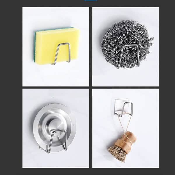 2-Pack: Kitchen Stainless Steel Sink Sponge Holder DailySale