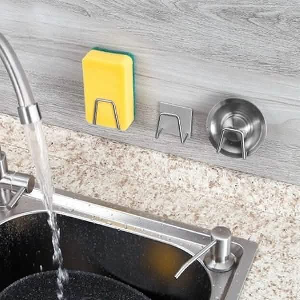 2-Pack: Kitchen Stainless Steel Sink Sponge Holder DailySale