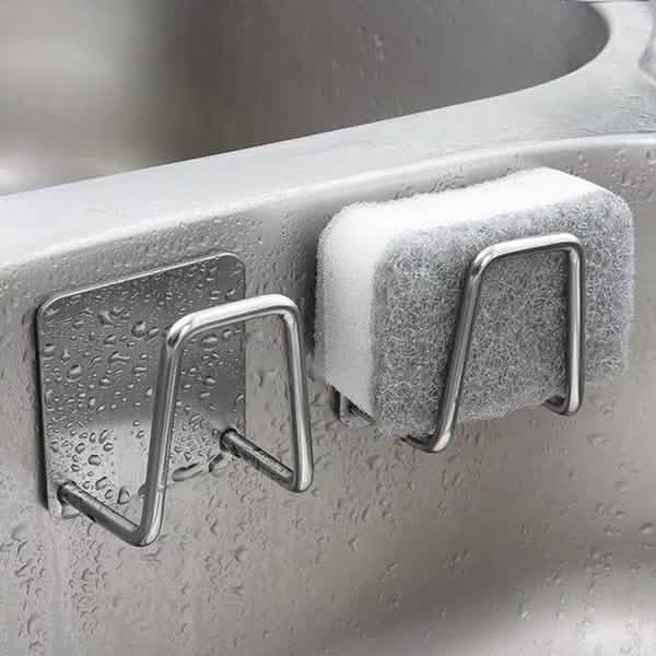 2-Pack: Kitchen Stainless Steel Sink Sponge Holder DailySale