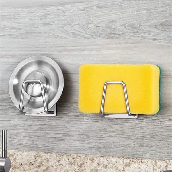 2-Pack: Kitchen Stainless Steel Sink Sponge Holder DailySale