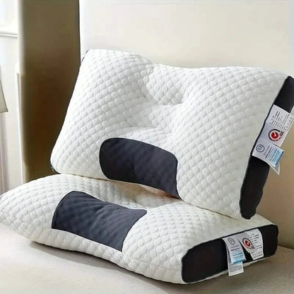 Knitted Antibacterial Cotton Massage Neck Pillow with Removable Cover DailySale