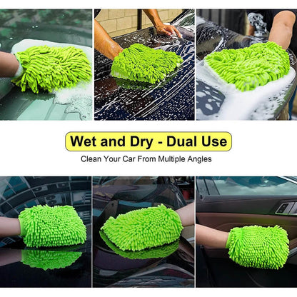 2-Pack: Large Size Microfiber Car Wash Mitt DailySale