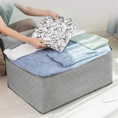 2-Pack: Large Storage Bag Organizer with Reinforced Handle, Clear Window & Sturdy Zippers DailySale
