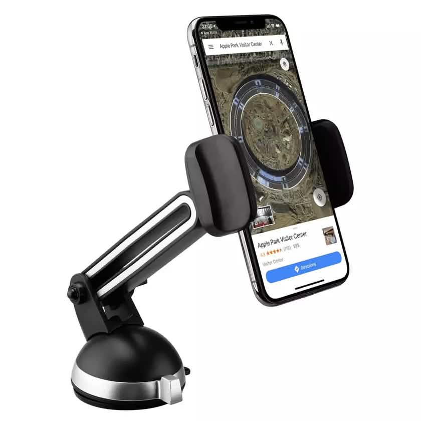 2-Pack: LAX Extendable Car Mount Holder for Cellphone with Adjustable Clamp DailySale
