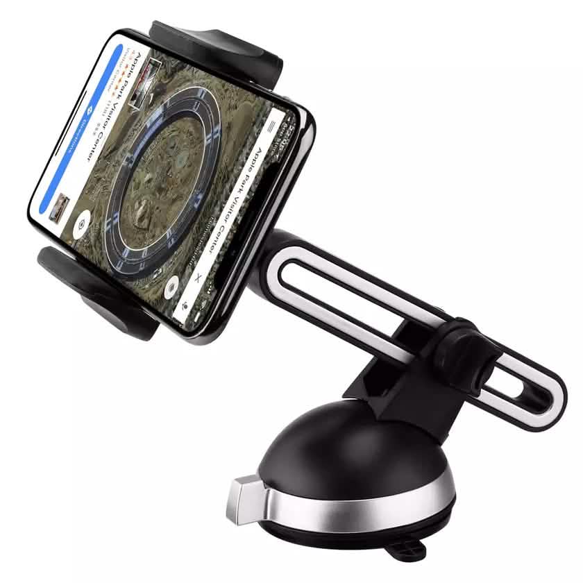 2-Pack: LAX Extendable Car Mount Holder for Cellphone with Adjustable Clamp DailySale