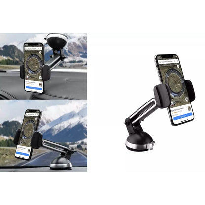 2-Pack: LAX Extendable Car Mount Holder for Cellphone with Adjustable Clamp DailySale