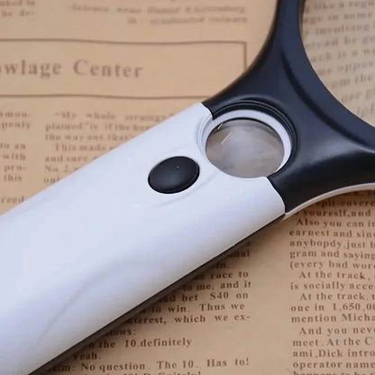 2-Pack: LED Light 45x Magnifying Glass Lens Mini Pocket Handheld Microscope DailySale