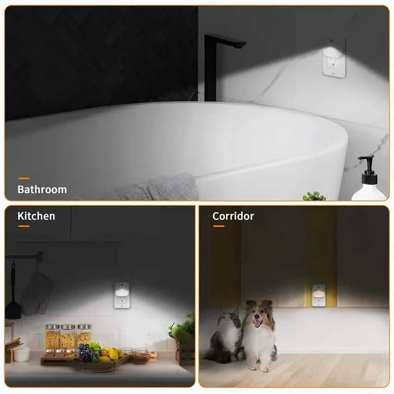 2-Pack: LED Night Light, Night Lights Plug Into Wall With Dusk-to-Dawn Sensors DailySale