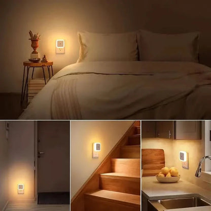 2-Pack: LED Night Light, Plug-in Wall Sconce with Auto Dusk to Dawn Sensor DailySale