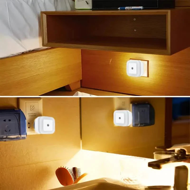2-Pack: LED Night Light, Plug-in Wall Sconce with Auto Dusk to Dawn Sensor DailySale