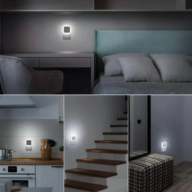 2-Pack: LED Night Light, Plug-in Wall Sconce with Auto Dusk to Dawn Sensor DailySale