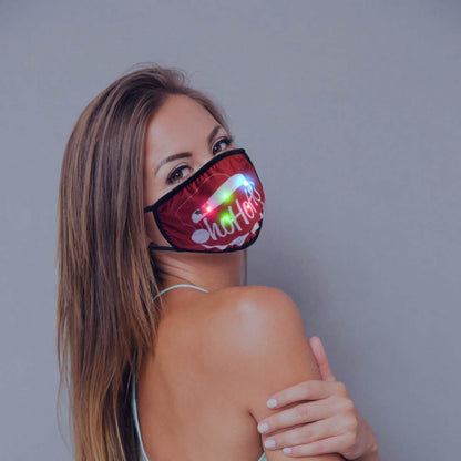 2-Pack: Light Up LED Holiday Face Masks DailySale