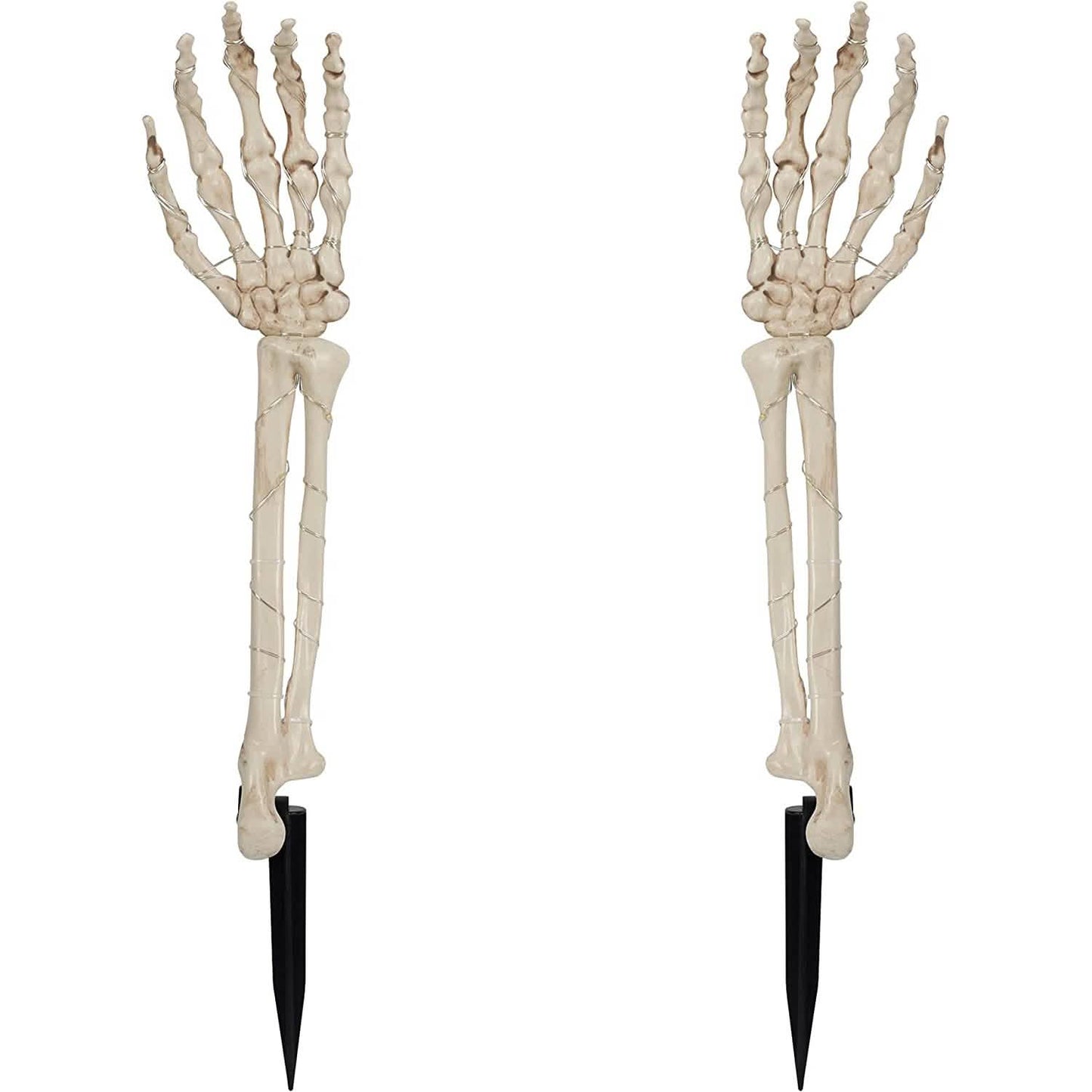 2-Pack: Light Up Skull Arm Stakes DailySale
