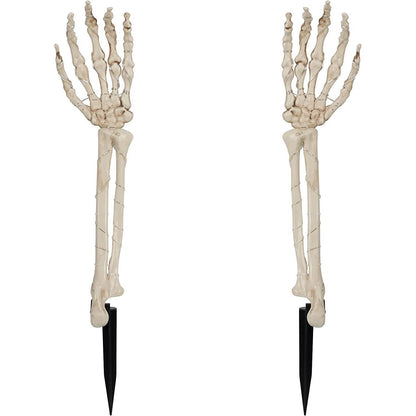 2-Pack: Light Up Skull Arm Stakes DailySale