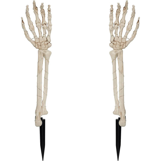2-Pack: Light Up Skull Arm Stakes DailySale