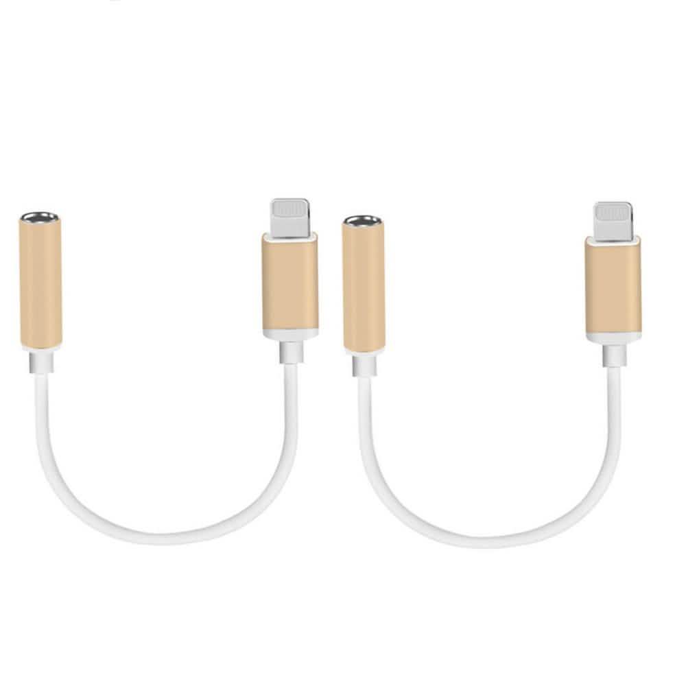 2-Pack: Lightning to Headphone Jack Adapter DailySale