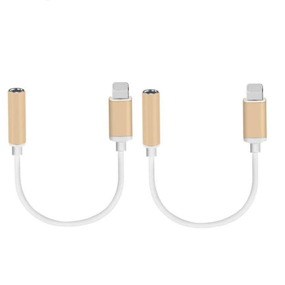 2-Pack: Lightning to Headphone Jack Adapter DailySale
